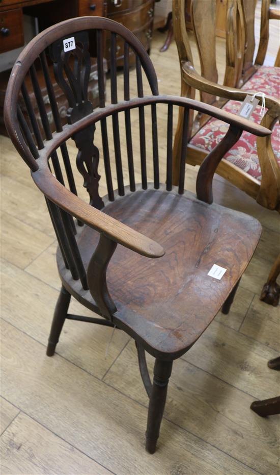 An early 19th century Windsor chair